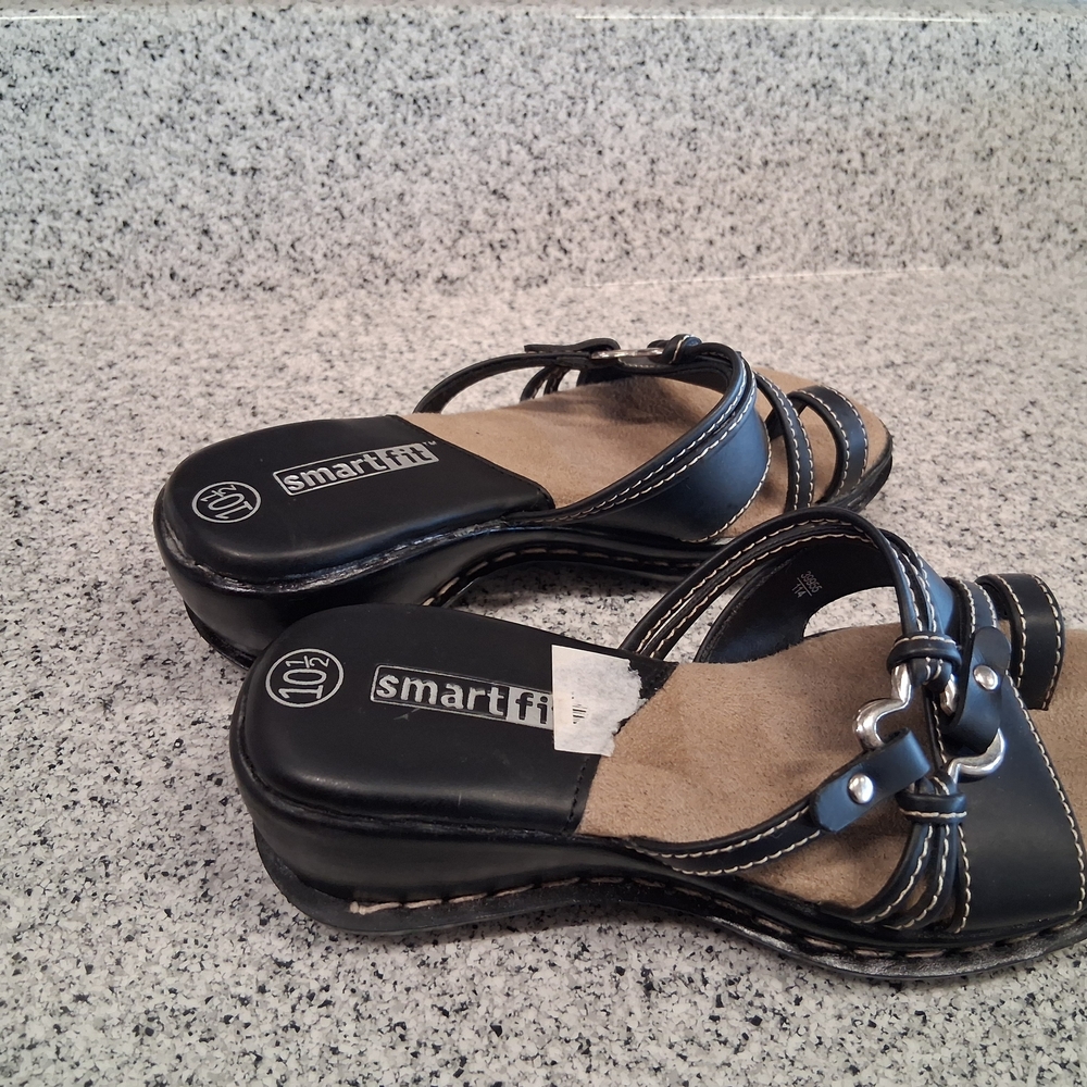 Smartfit Black Childrens Sandals